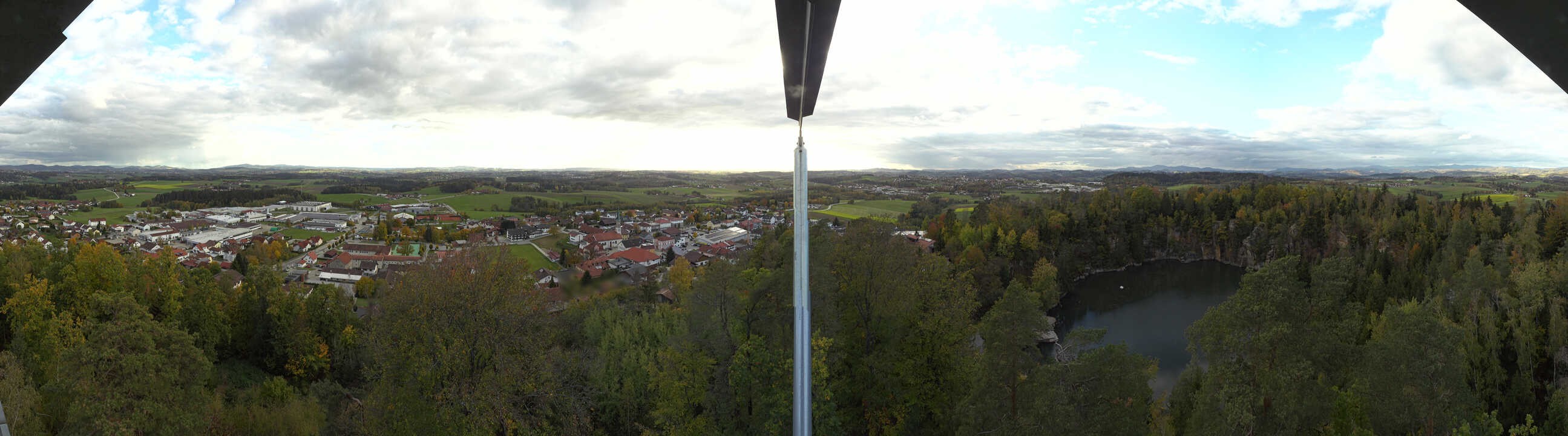 Archiv Foto Webcam Aussichtsturm am Steinbruch Büchlberg