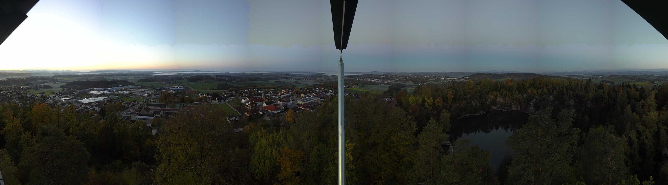 Archiv Foto Webcam Aussichtsturm am Steinbruch Büchlberg