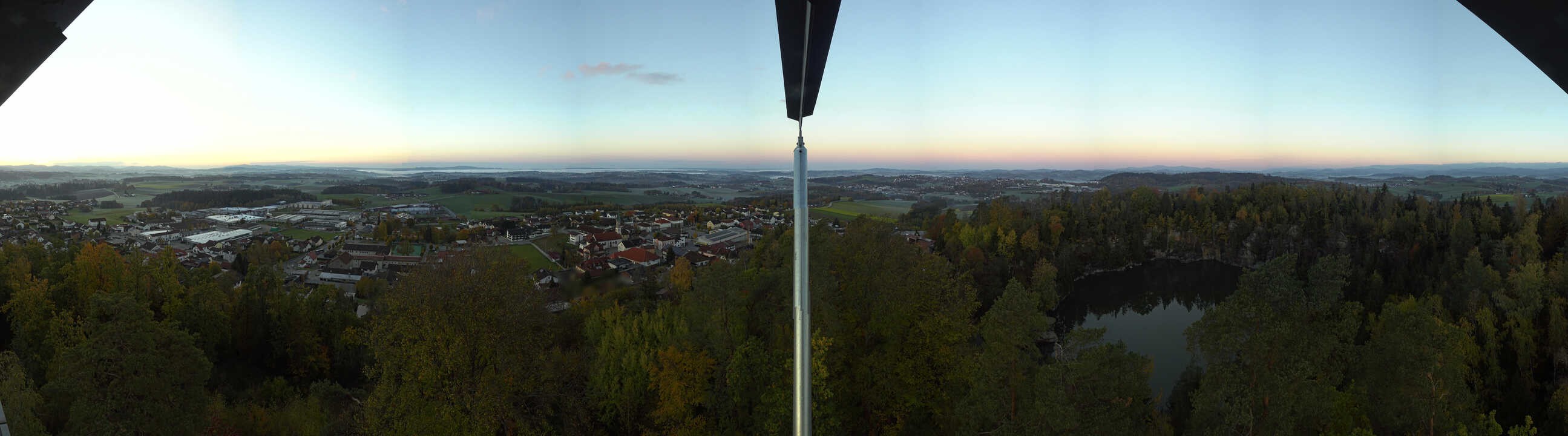 Archiv Foto Webcam Aussichtsturm am Steinbruch Büchlberg