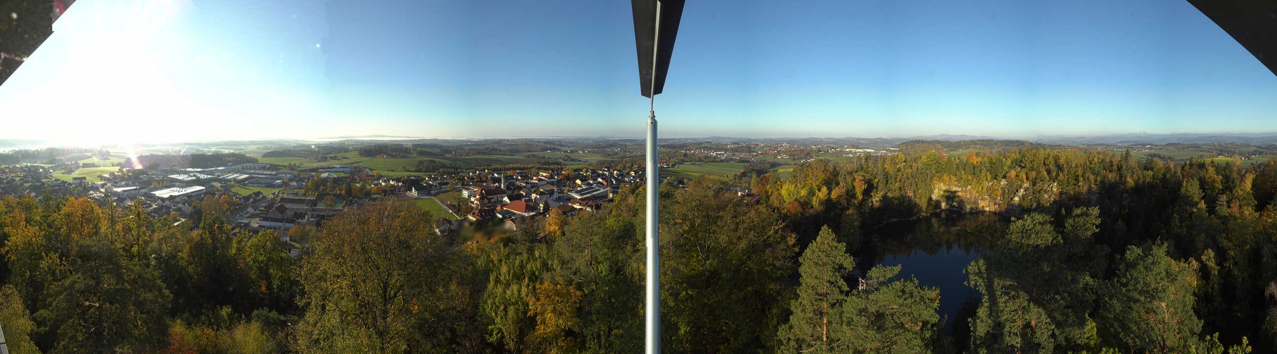 Archiv Foto Webcam Aussichtsturm am Steinbruch Büchlberg
