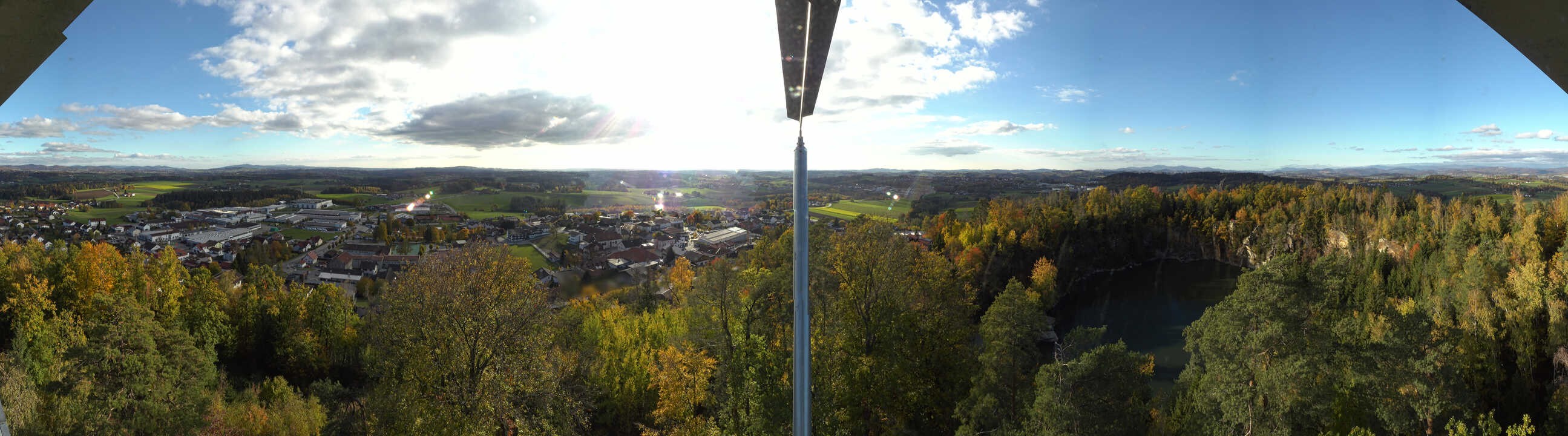 Archiv Foto Webcam Aussichtsturm am Steinbruch Büchlberg