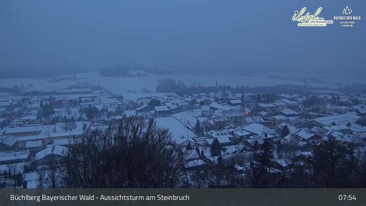Archiv Foto Webcam Büchlberg und Steinbruchsee vom Aussichtsturm