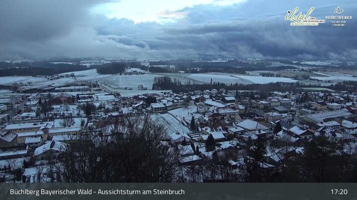 Archiv Foto Webcam Büchlberg und Steinbruchsee vom Aussichtsturm
