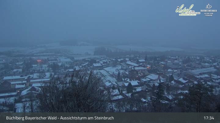 Archiv Foto Webcam Büchlberg und Steinbruchsee vom Aussichtsturm