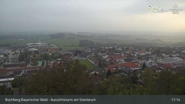 Archiv Foto Webcam Büchlberg und Steinbruchsee vom Aussichtsturm
