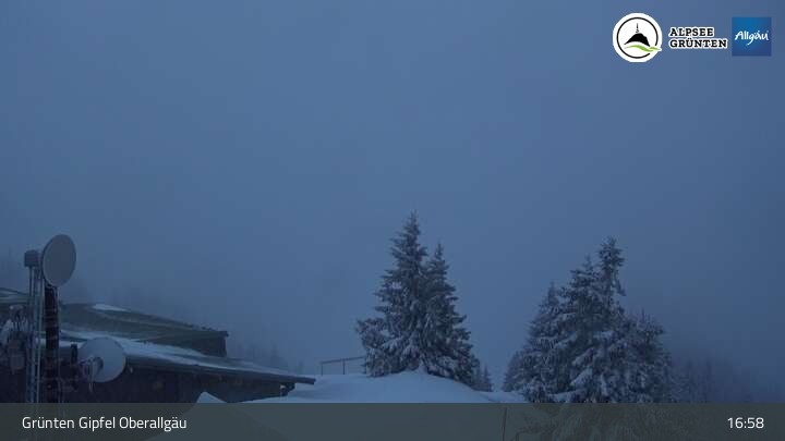 Archiv Foto Webcam Grünten Gipfel - Blick auf Immenstadt