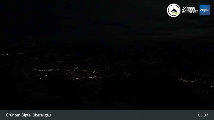 Archiv Foto Webcam Grünten Gipfel - Blick auf Immenstadt