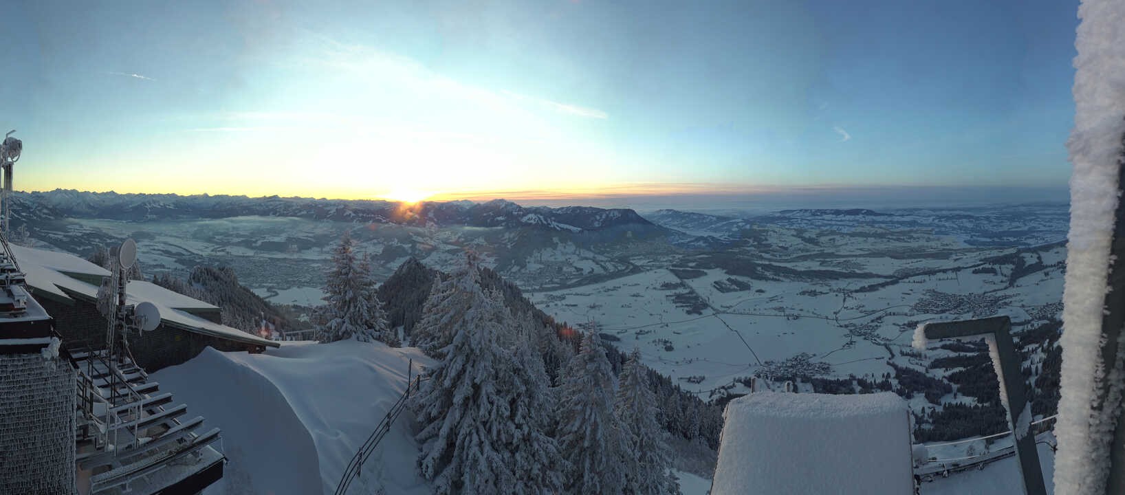 Archiv Foto Webcam Grünten - Ausblick auf Sonthofen und Immenstadt