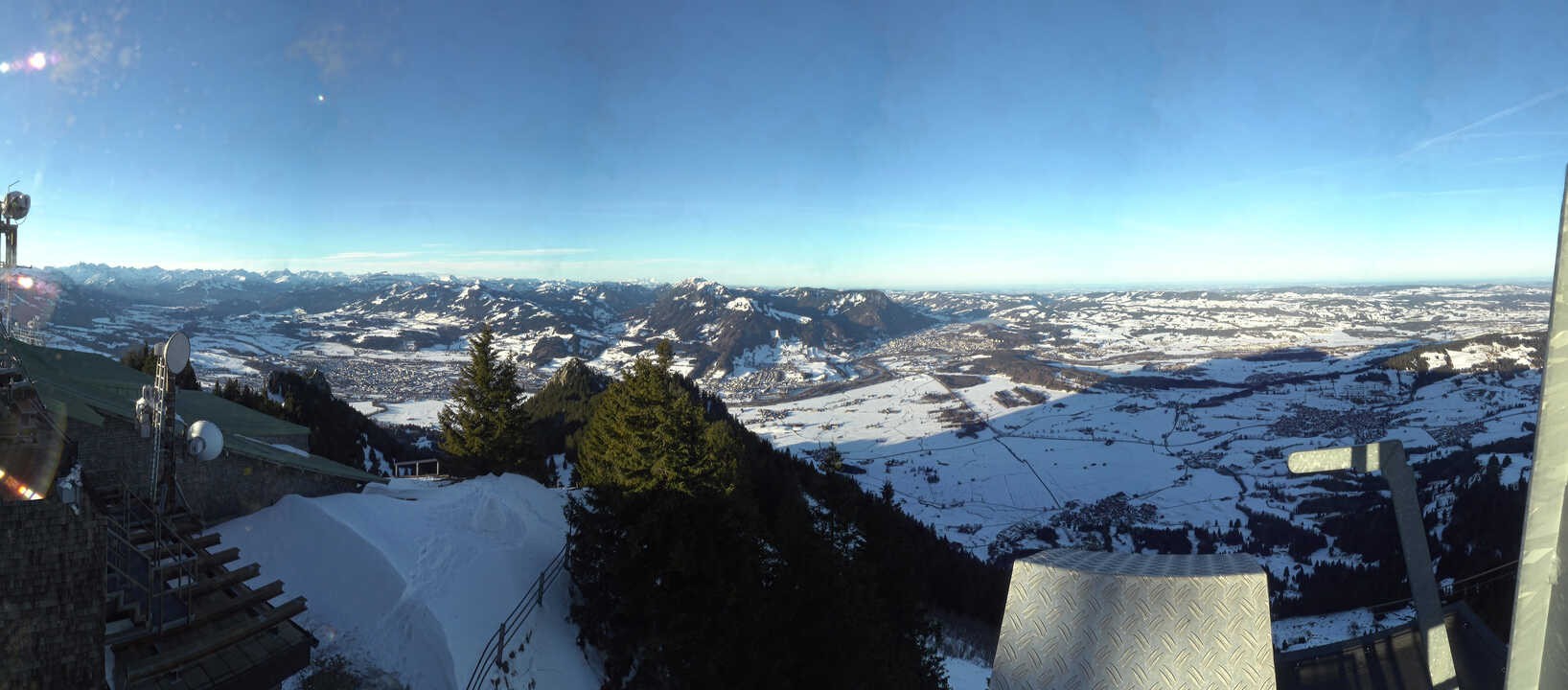 Archiv Foto Webcam Grünten - Ausblick auf Sonthofen und Immenstadt