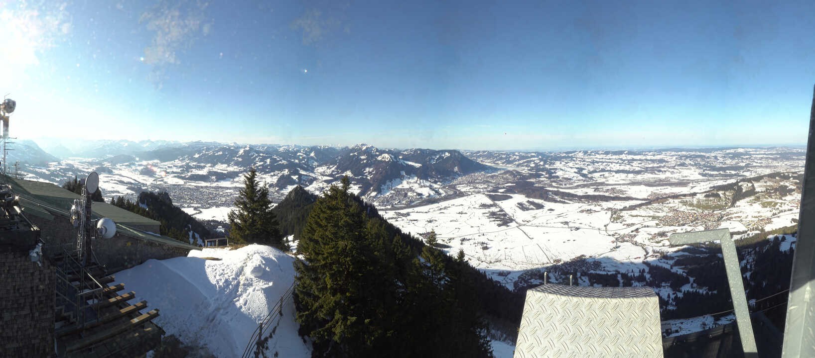 Archived image Webcam Grünten - View over Sonthofen and Immenstadt