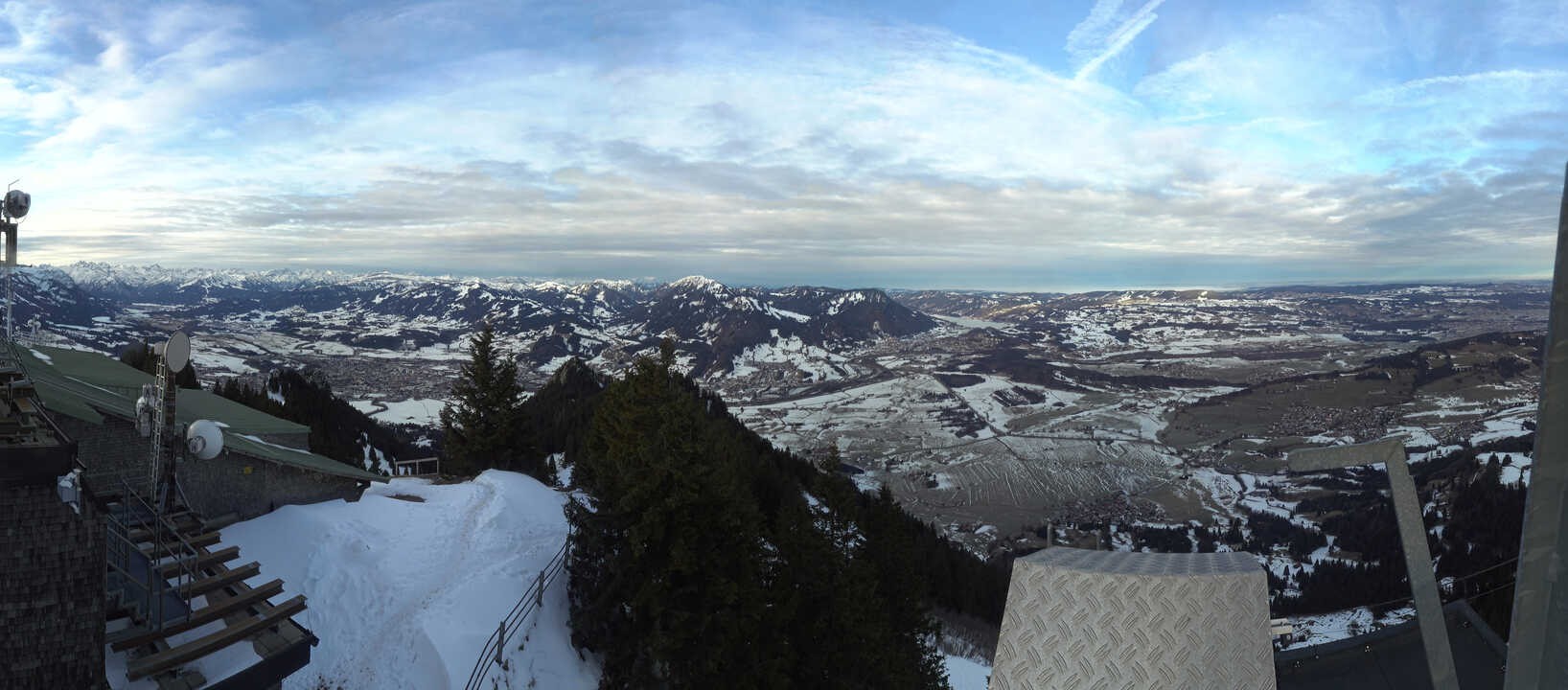 Archiv Foto Webcam Grünten - Ausblick auf Sonthofen und Immenstadt
