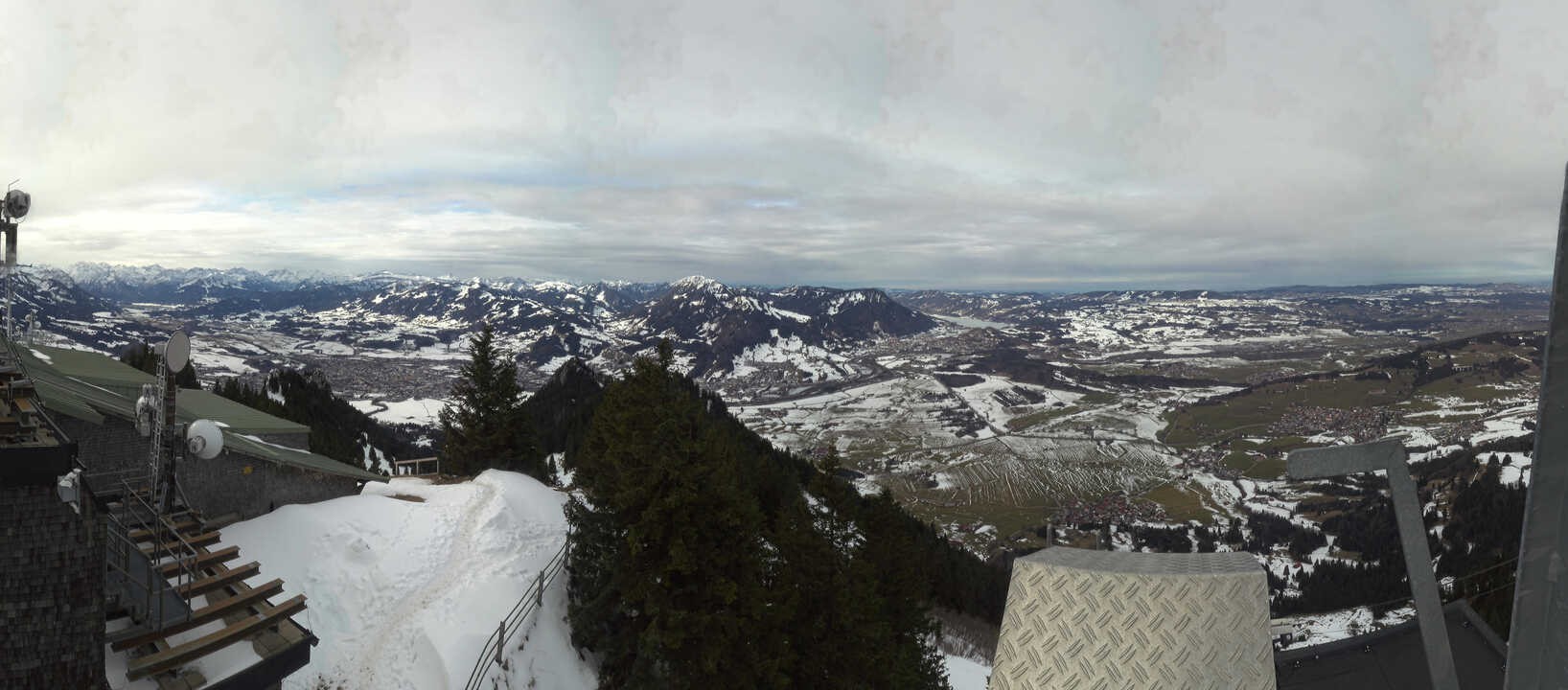 Archiv Foto Webcam Grünten - Ausblick auf Sonthofen und Immenstadt