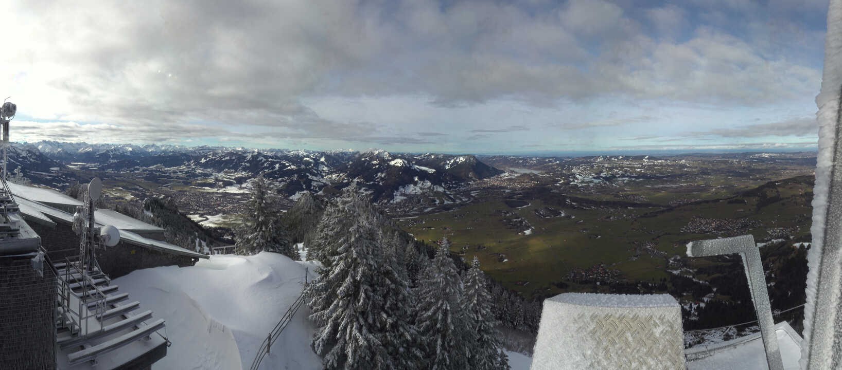 Archiv Foto Webcam Grünten - Ausblick auf Sonthofen und Immenstadt