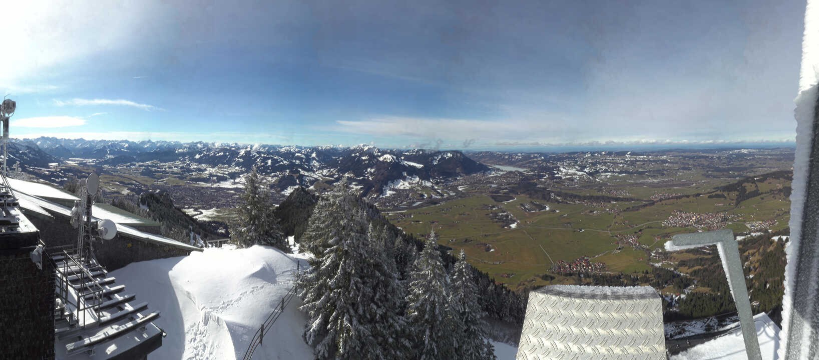 Archiv Foto Webcam Grünten - Ausblick auf Sonthofen und Immenstadt