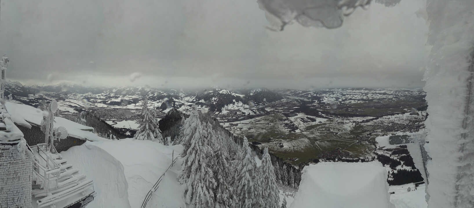 Archiv Foto Webcam Grünten - Ausblick auf Sonthofen und Immenstadt