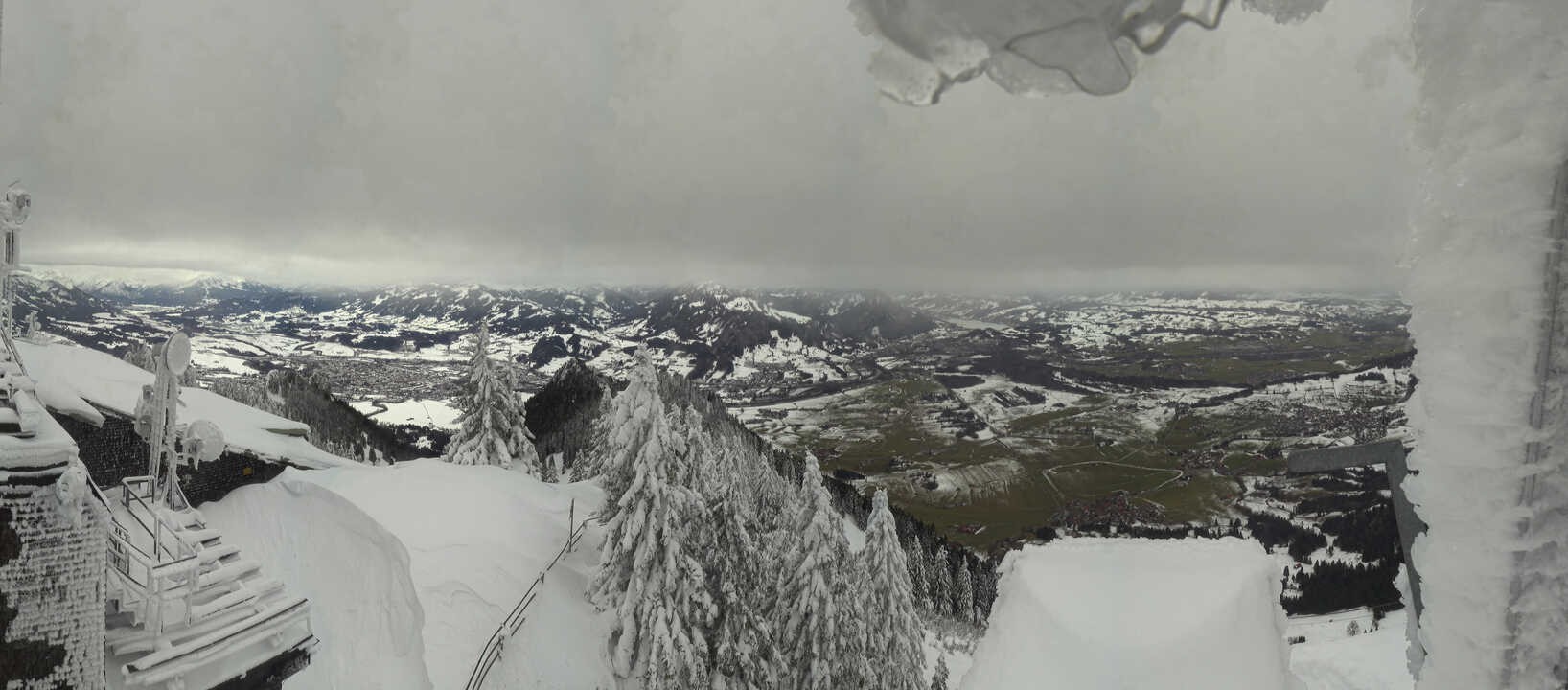 Archiv Foto Webcam Grünten - Ausblick auf Sonthofen und Immenstadt