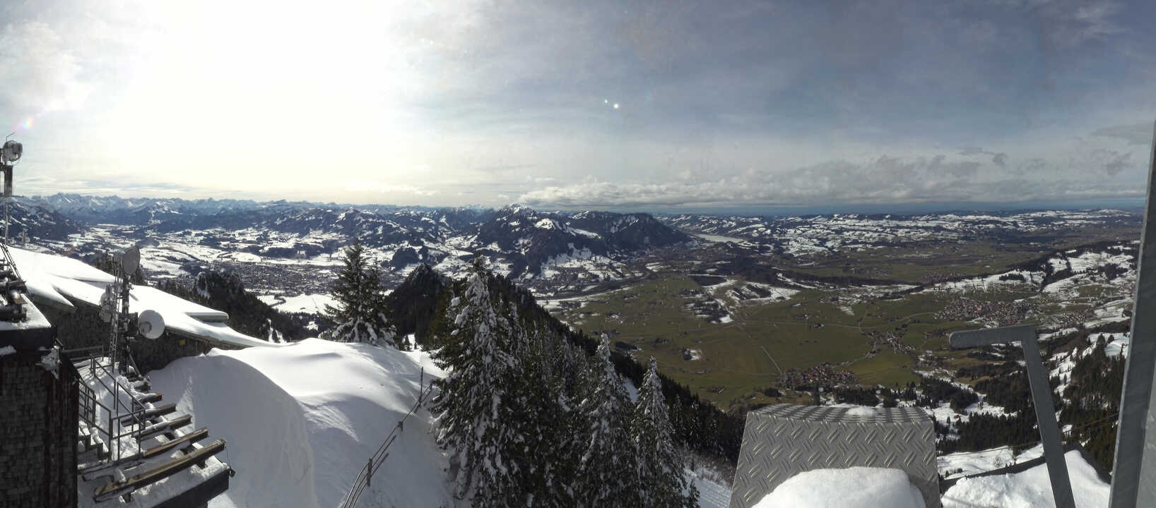 Archiv Foto Webcam Grünten - Ausblick auf Sonthofen und Immenstadt