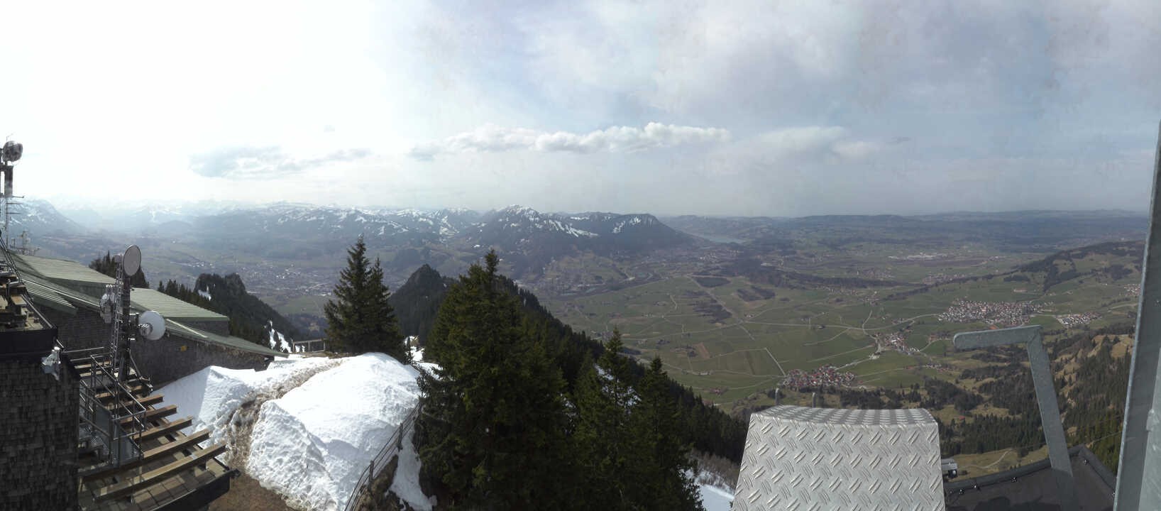 Archiv Foto Webcam Grünten - Ausblick auf Sonthofen und Immenstadt