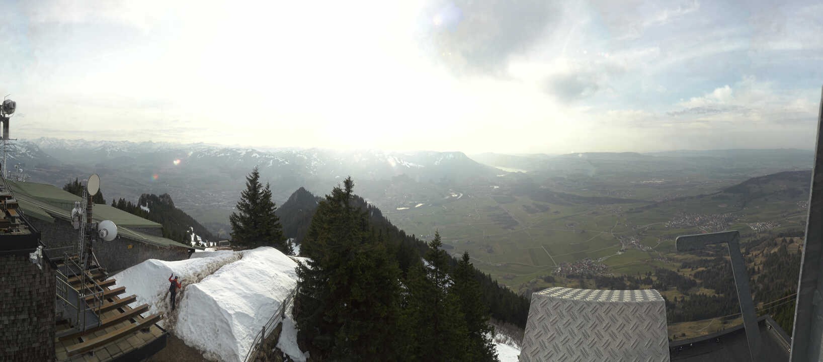 Archiv Foto Webcam Grünten - Ausblick auf Sonthofen und Immenstadt