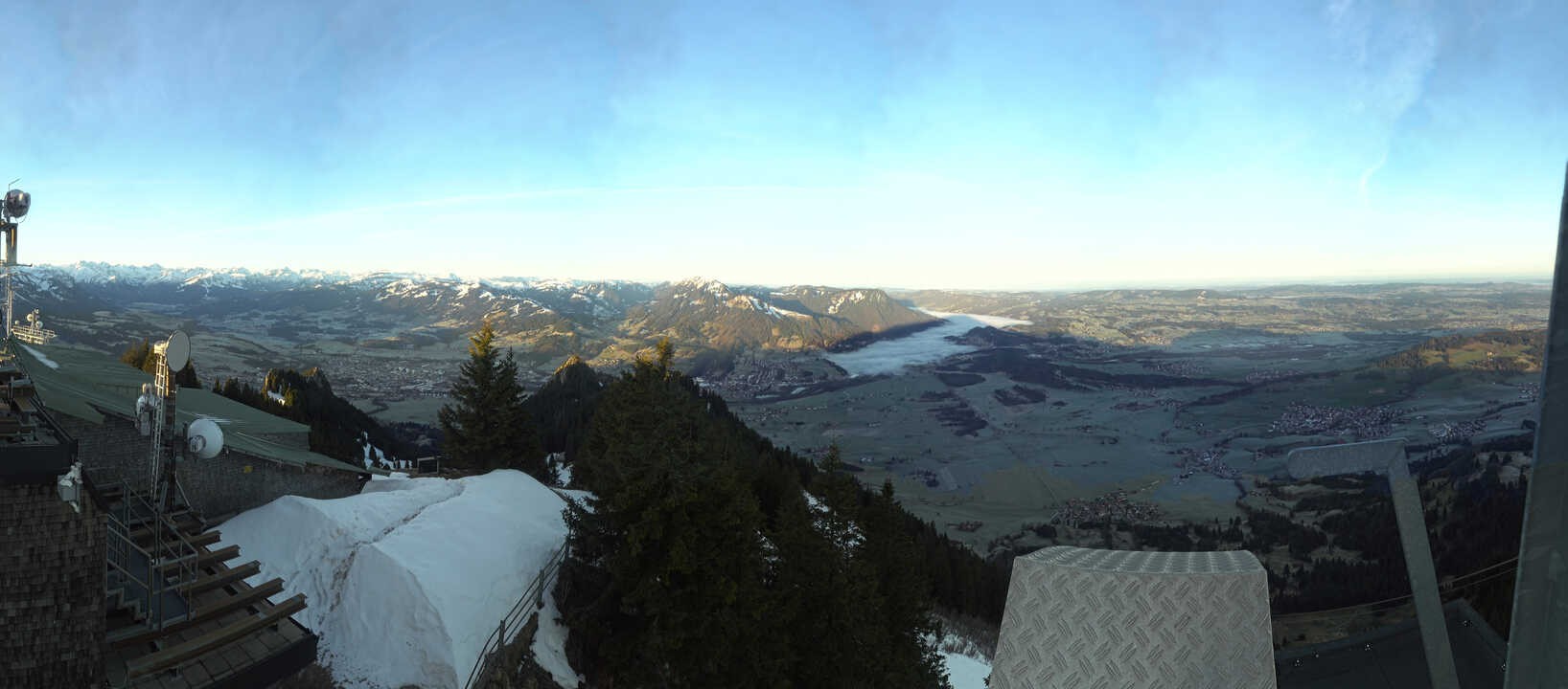 Archiv Foto Webcam Grünten - Ausblick auf Sonthofen und Immenstadt