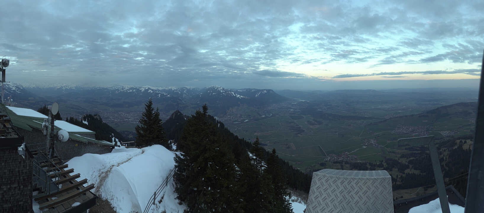 Archiv Foto Webcam Grünten - Ausblick auf Sonthofen und Immenstadt