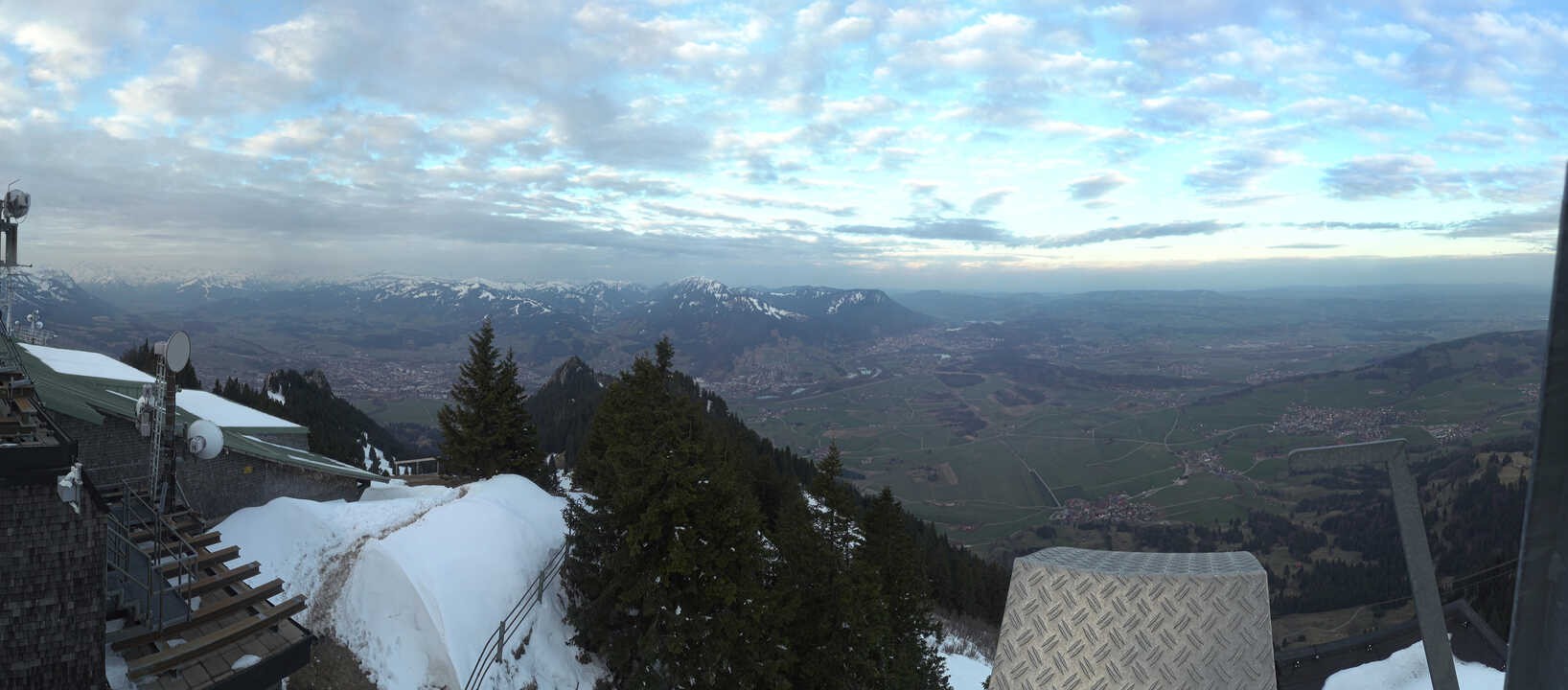 Archiv Foto Webcam Grünten - Ausblick auf Sonthofen und Immenstadt