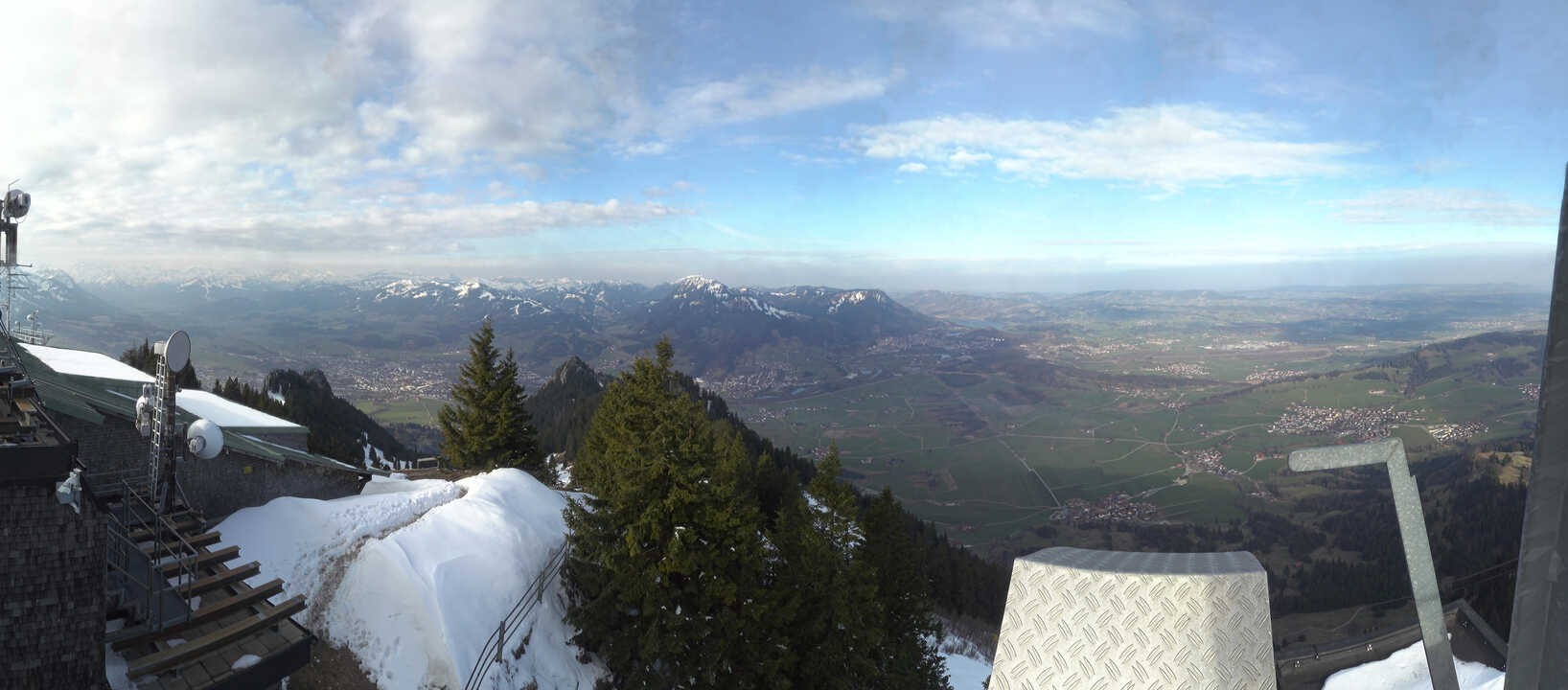 Archiv Foto Webcam Grünten - Ausblick auf Sonthofen und Immenstadt