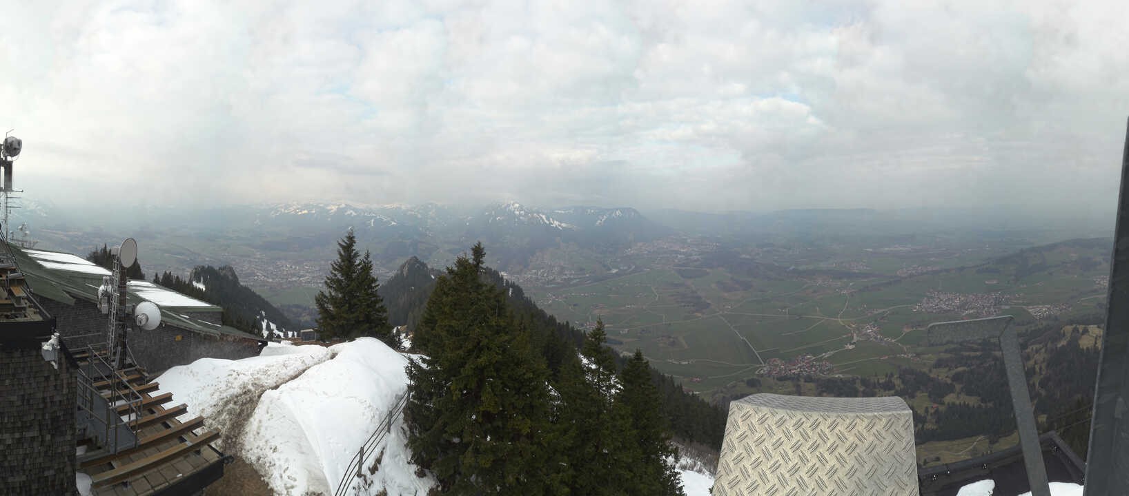 Archiv Foto Webcam Grünten - Ausblick auf Sonthofen und Immenstadt