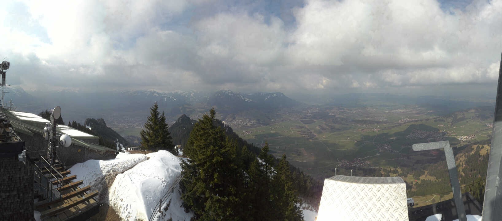 Archiv Foto Webcam Grünten - Ausblick auf Sonthofen und Immenstadt
