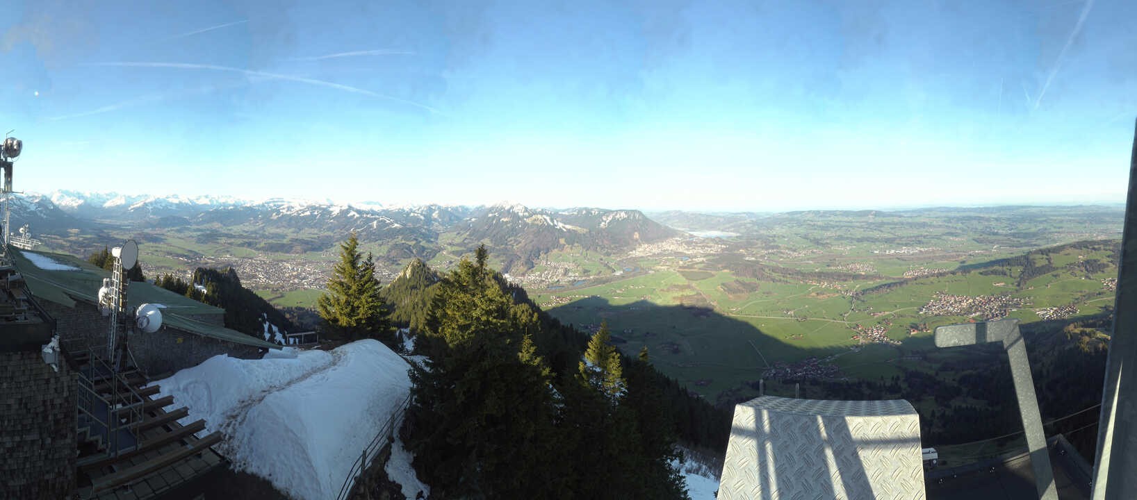 Archiv Foto Webcam Grünten - Ausblick auf Sonthofen und Immenstadt