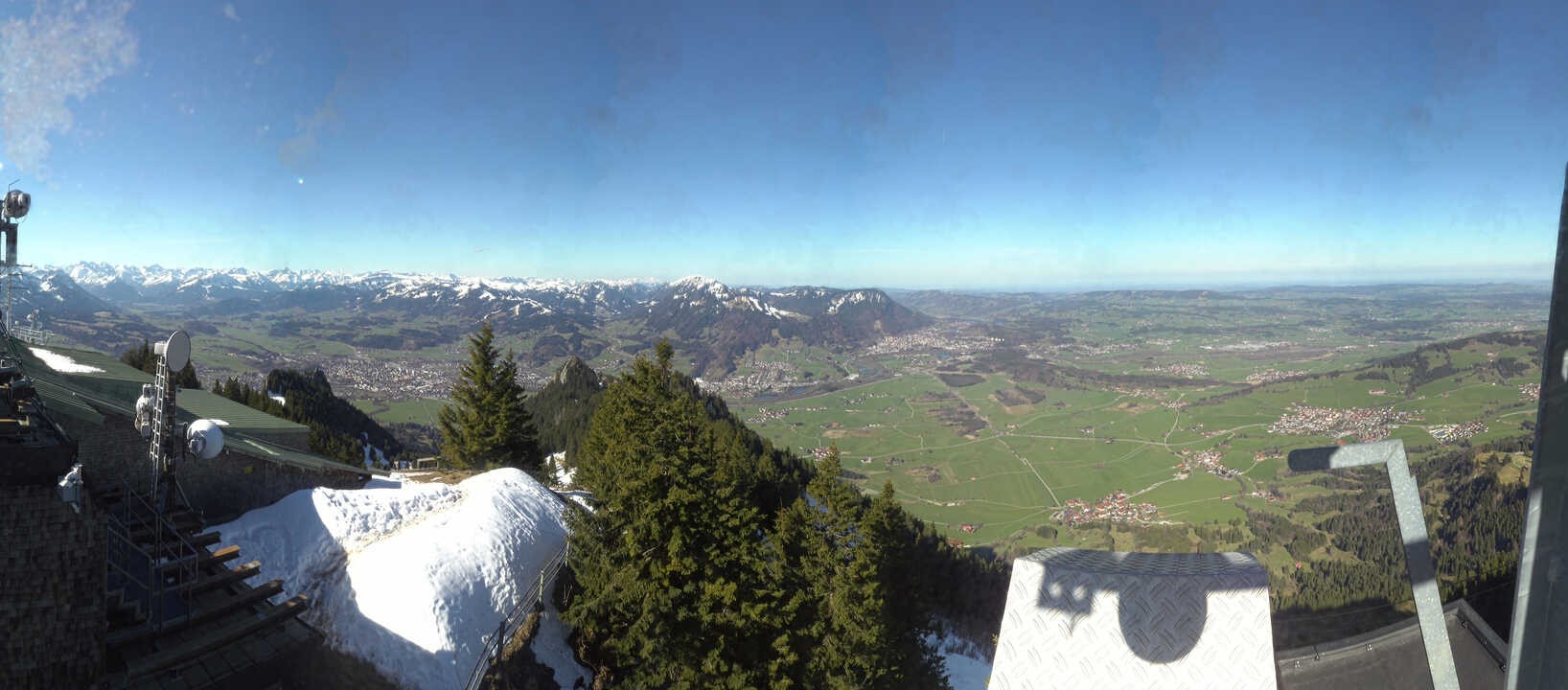 Archiv Foto Webcam Grünten - Ausblick auf Sonthofen und Immenstadt