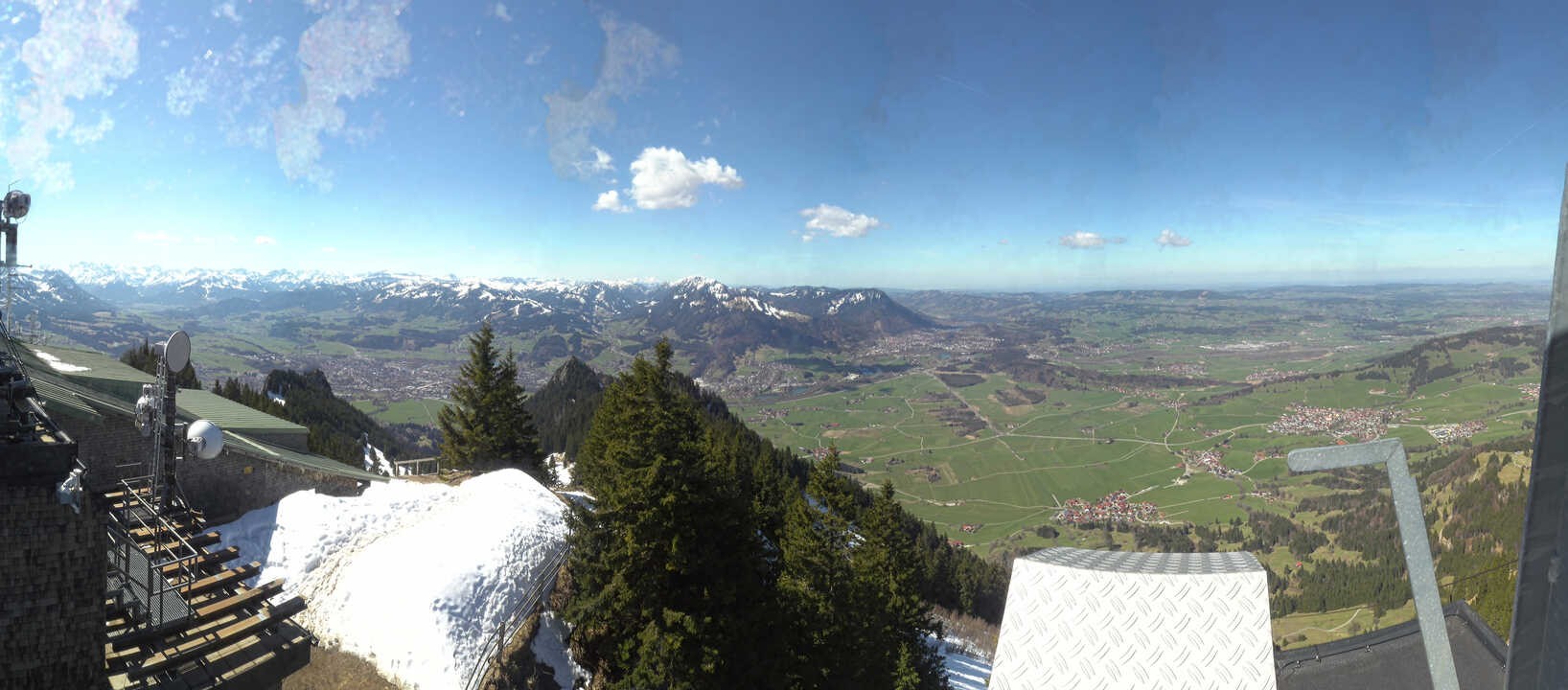 Archiv Foto Webcam Grünten - Ausblick auf Sonthofen und Immenstadt