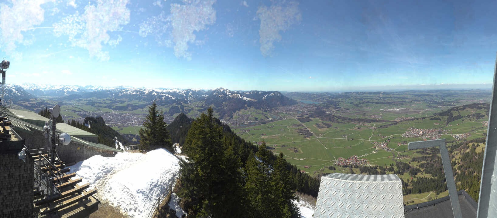Archiv Foto Webcam Grünten - Ausblick auf Sonthofen und Immenstadt