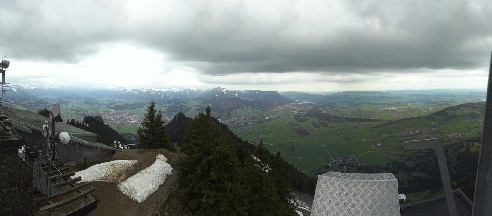 Archiv Foto Webcam Grünten - Ausblick auf Sonthofen und Immenstadt