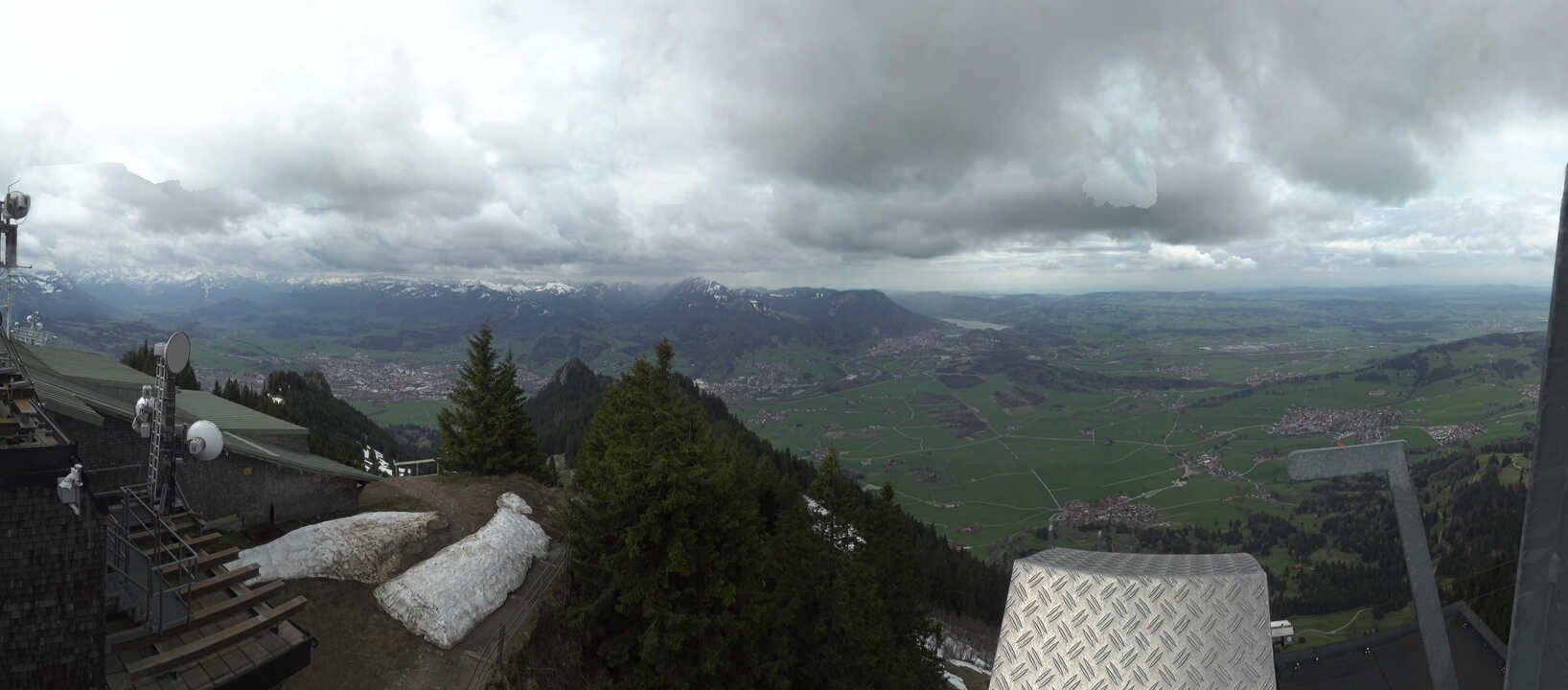 Archiv Foto Webcam Grünten - Ausblick auf Sonthofen und Immenstadt