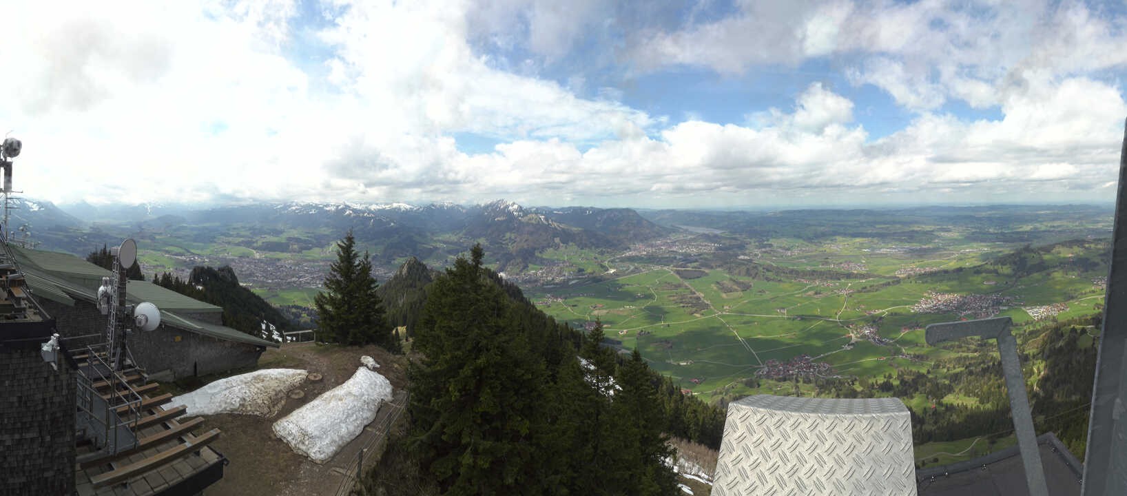 Archiv Foto Webcam Grünten - Ausblick auf Sonthofen und Immenstadt