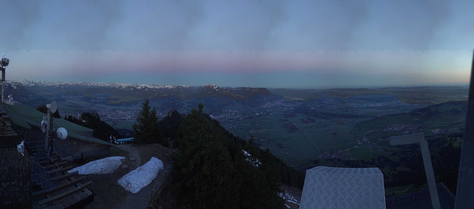 Archiv Foto Webcam Grünten - Ausblick auf Sonthofen und Immenstadt