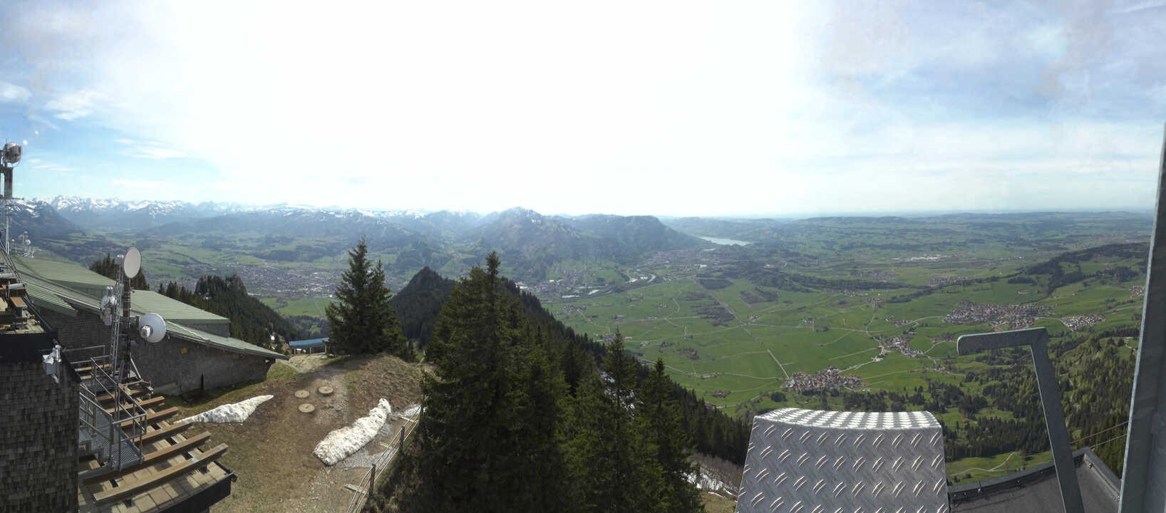 Archiv Foto Webcam Grünten - Ausblick auf Sonthofen und Immenstadt