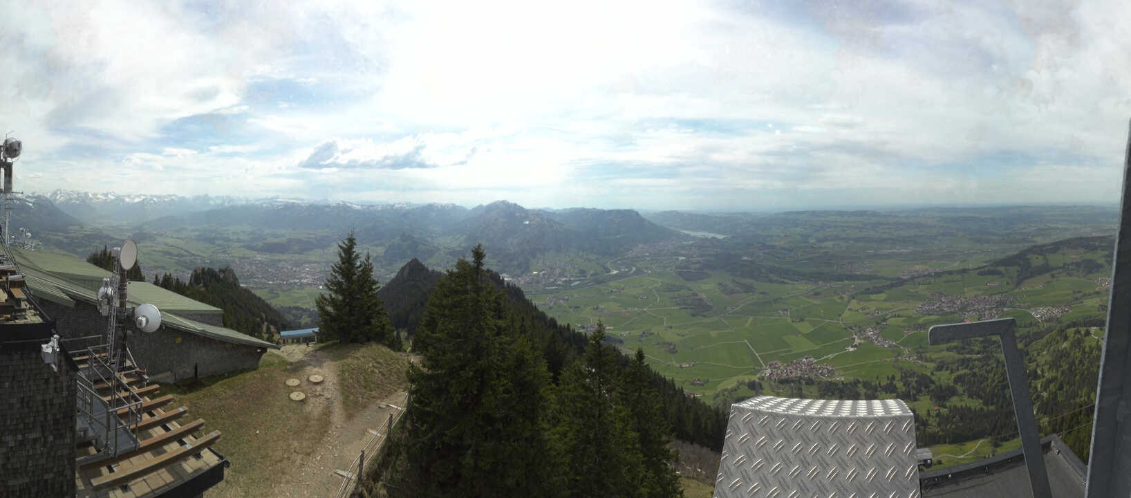 Archived image Webcam Grünten - View over Sonthofen and Immenstadt