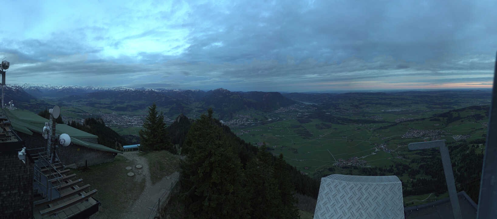 Archiv Foto Webcam Grünten - Ausblick auf Sonthofen und Immenstadt