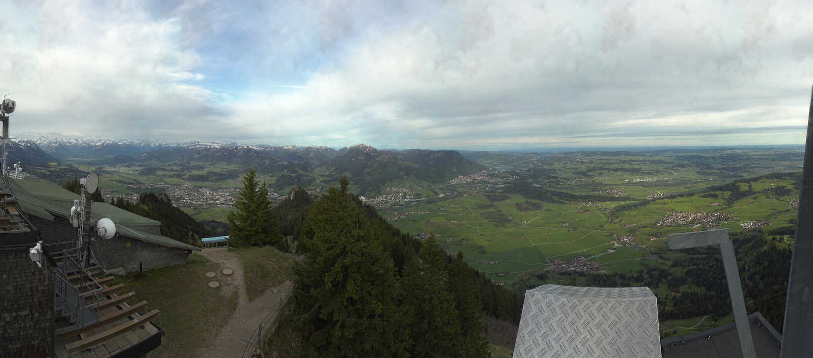 Archiv Foto Webcam Grünten - Ausblick auf Sonthofen und Immenstadt