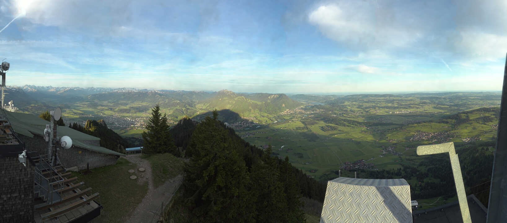 Archiv Foto Webcam Grünten - Ausblick auf Sonthofen und Immenstadt