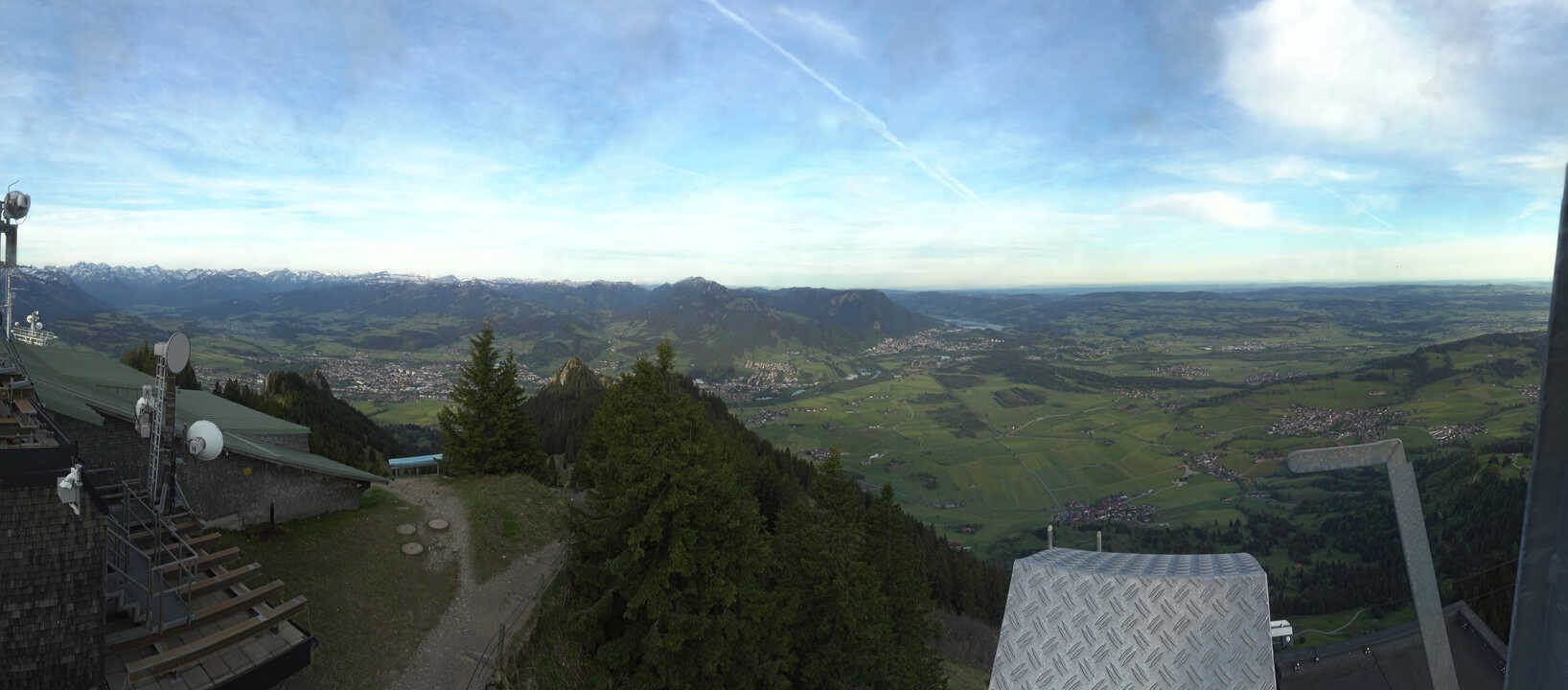 Archiv Foto Webcam Grünten - Ausblick auf Sonthofen und Immenstadt