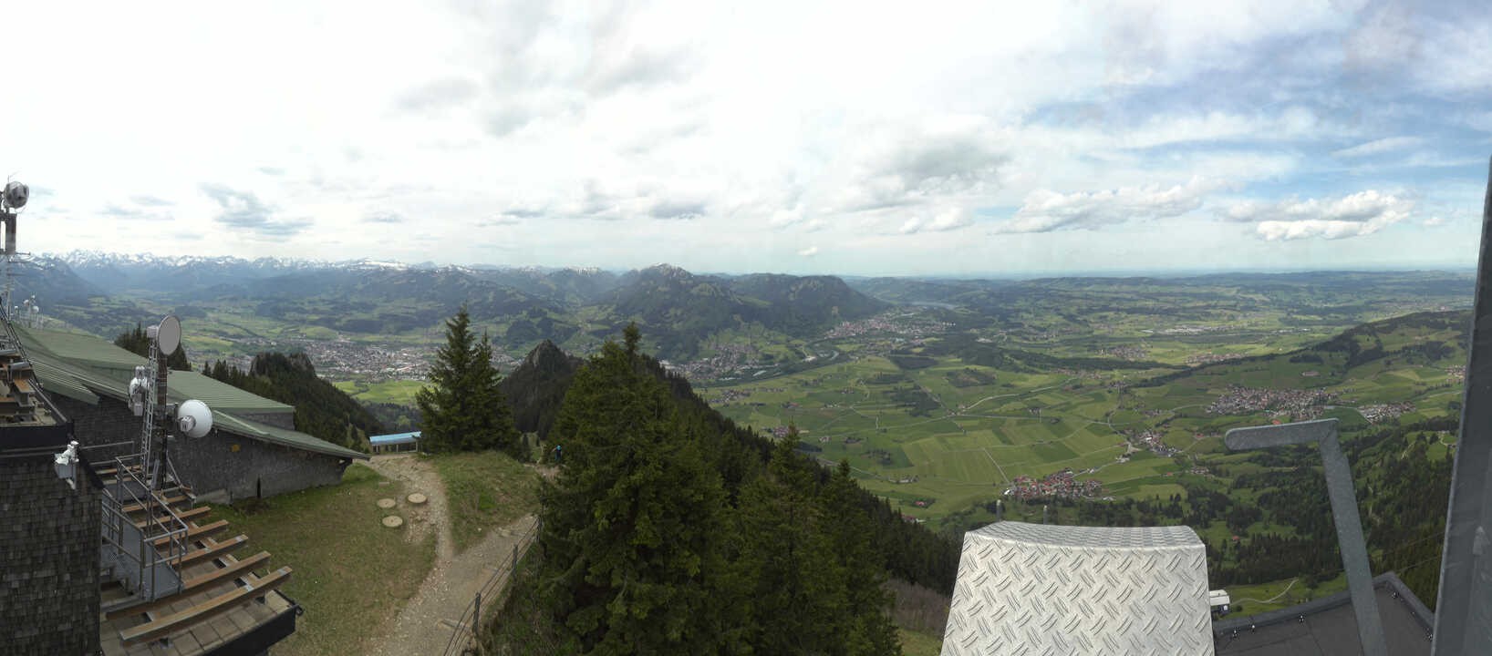 Archiv Foto Webcam Grünten - Ausblick auf Sonthofen und Immenstadt