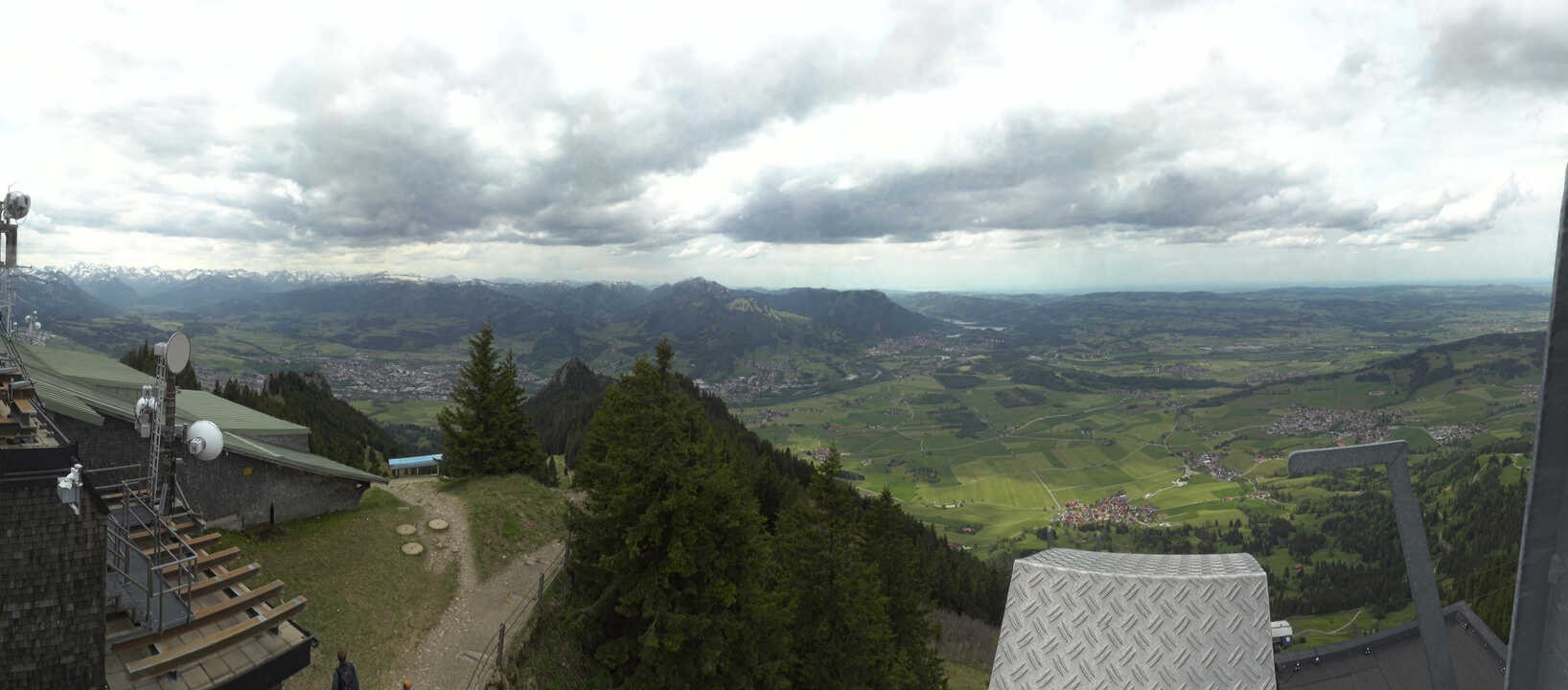 Archiv Foto Webcam Grünten - Ausblick auf Sonthofen und Immenstadt