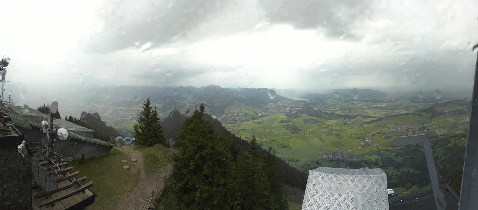 Archiv Foto Webcam Grünten - Ausblick auf Sonthofen und Immenstadt