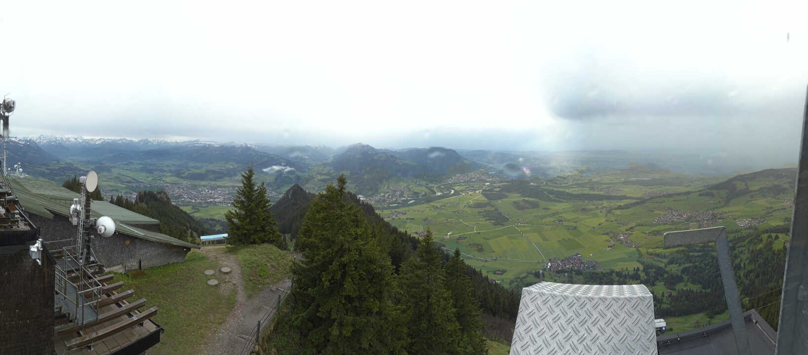 Archiv Foto Webcam Grünten - Ausblick auf Sonthofen und Immenstadt
