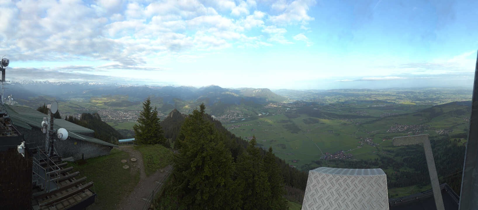 Archiv Foto Webcam Grünten - Ausblick auf Sonthofen und Immenstadt