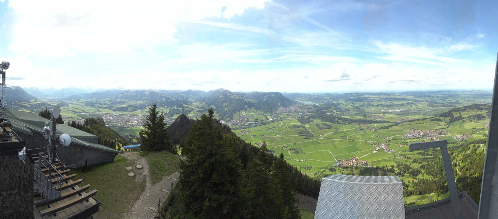 Archiv Foto Webcam Grünten - Ausblick auf Sonthofen und Immenstadt
