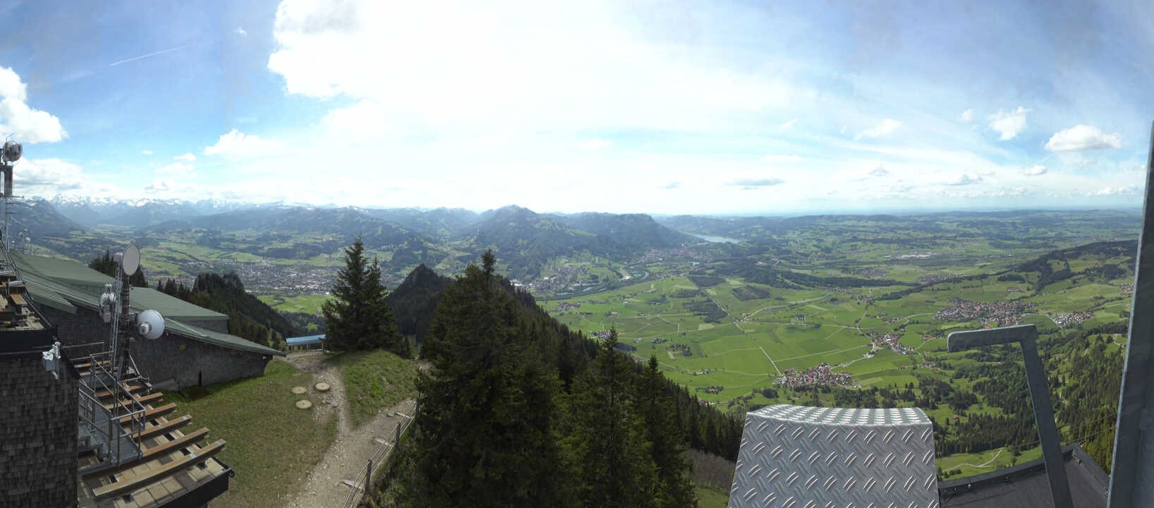 Archiv Foto Webcam Grünten - Ausblick auf Sonthofen und Immenstadt